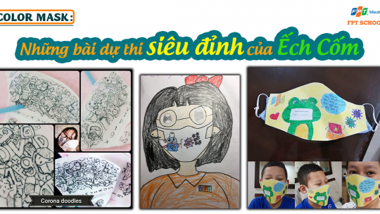 Những bài dự thi “siêu đỉnh” của các Ếch Cốm trong cuộc thi Color Mask 45 00