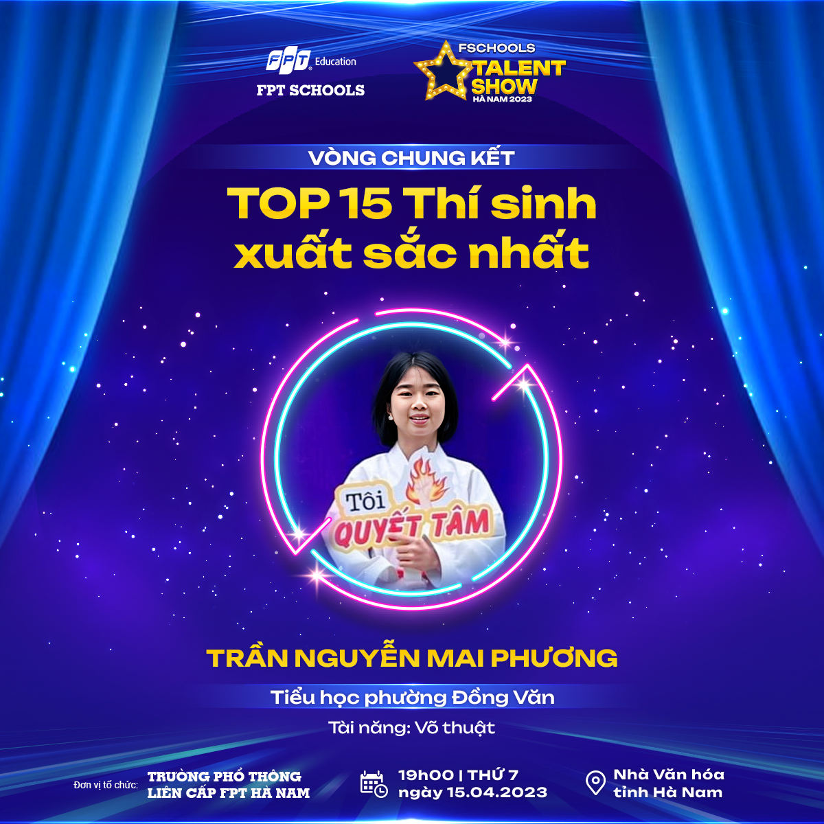 Trần Nguyễn Mai Phương, Trường Tiểu Học Đồng Văn, tài năng Võ thuật