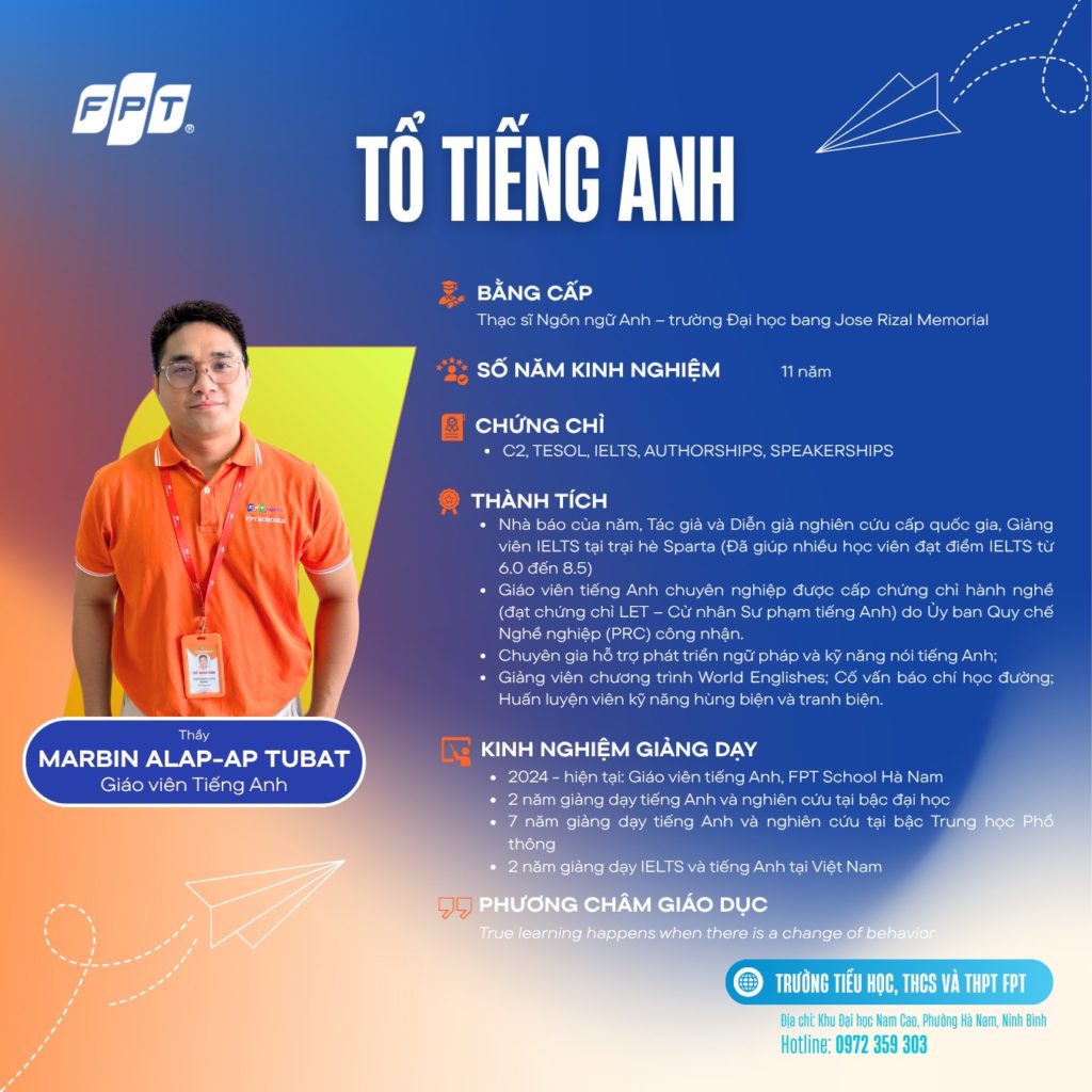Tiếng Anh - 1 trong 3 điểm khác biệt nổi bật tại FPT Schools 16 3 128