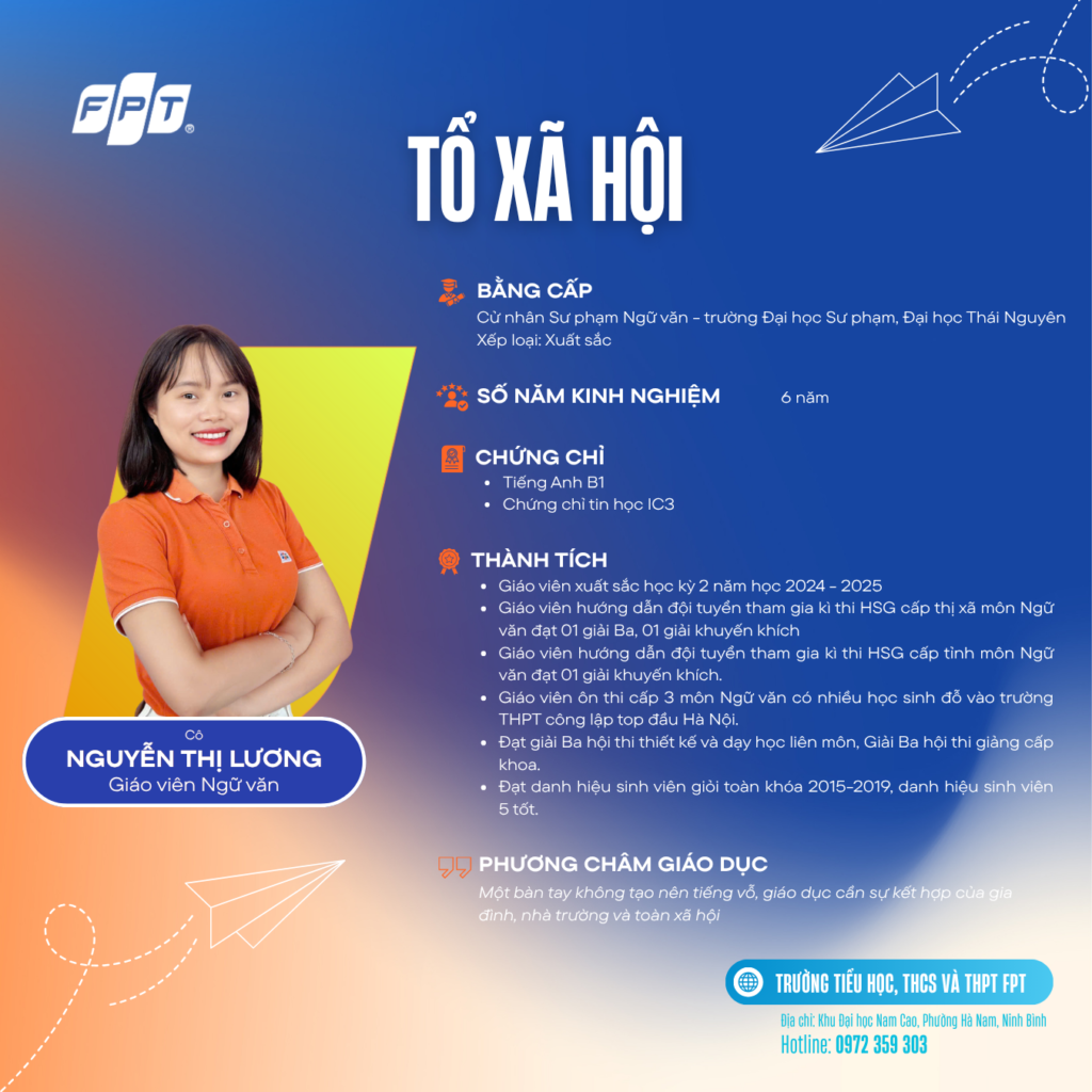 Tổ Xã hội FPT Schools - Người thầy góp phần kiến tạo nhân cách, mở rộng tầm nhìn toàn cầu 16 3 36