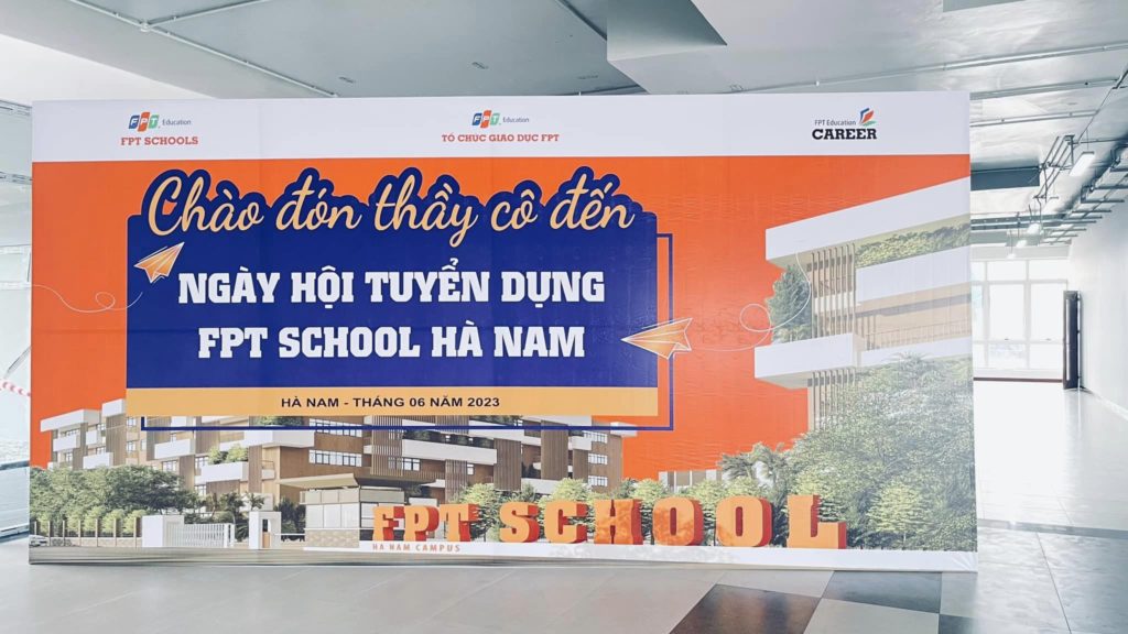 FPT Schools Hà Nam trân quý sự tham dự của các ứng viên tại Ngày hội tuyển dụng.