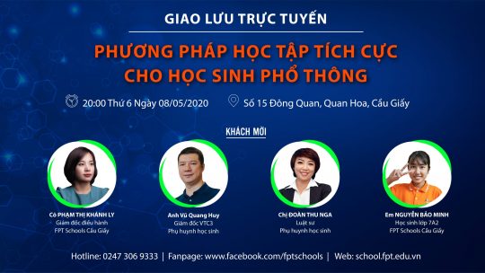 Giao lưu trực tuyến: XÂY DỰNG MÔI TRƯỜNG HỌC TẬP TÍCH CỰC CHO HỌC SINH PHỔ THÔNG 26 Banner Event scaled 1