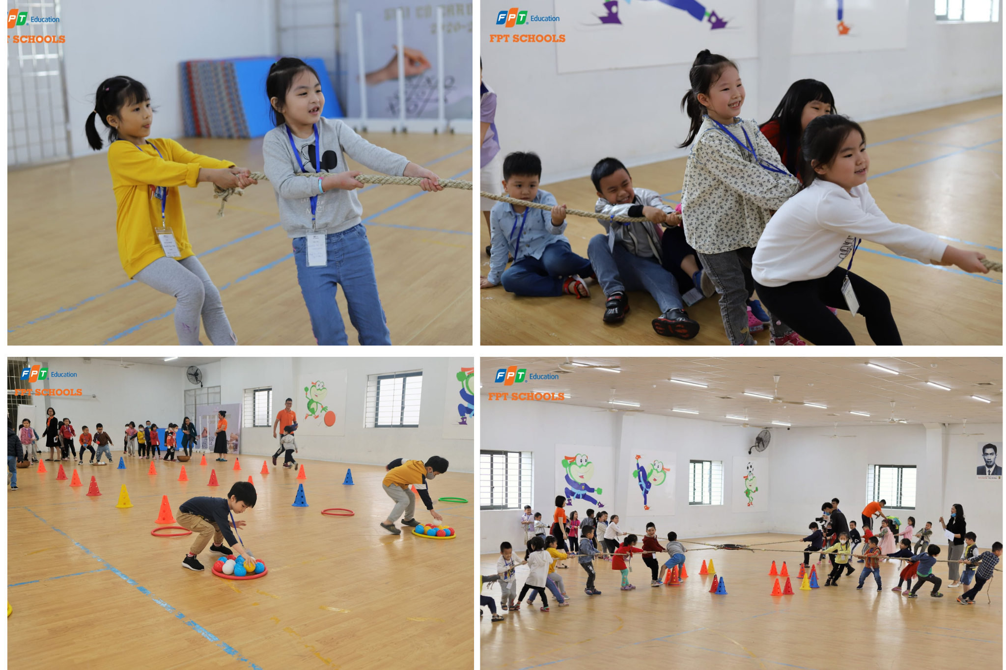Có gì đặc biệt tại Ngày hội tuyển sinh khối 1 - đợt tháng 4, ở FPT Schools? 16 Trải nghiệm vận động giúp con có giây phút thoải mái, ý nghĩa; đồng thời làm quen thêm nhiều bạn mới
