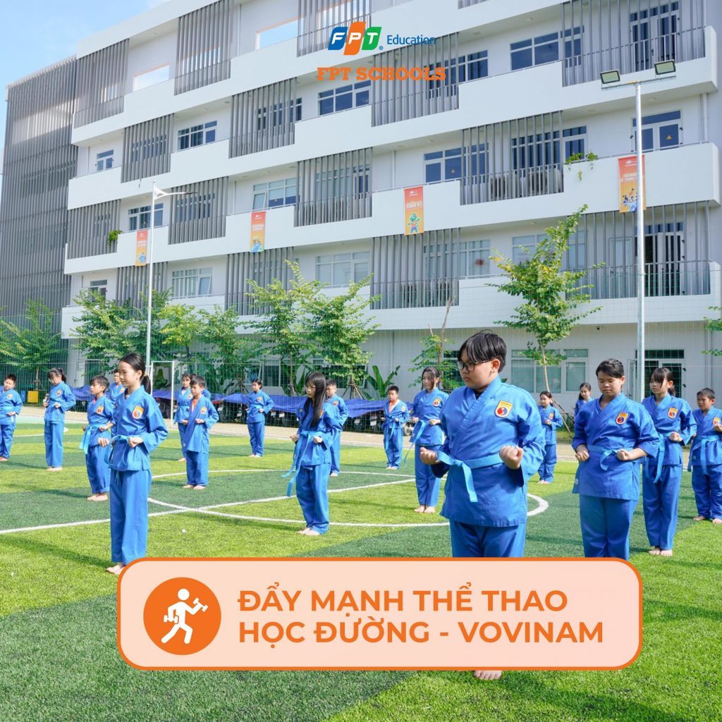 Tại FPT Schools, tất cả học sinh ngay từ Tiểu học đều được học Vovinam