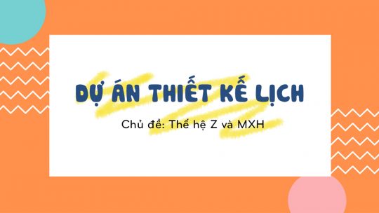 Lịch năm mới "chất như nước cất" của con nhà Công nghệ 24 Dự án thiết kế lịch
