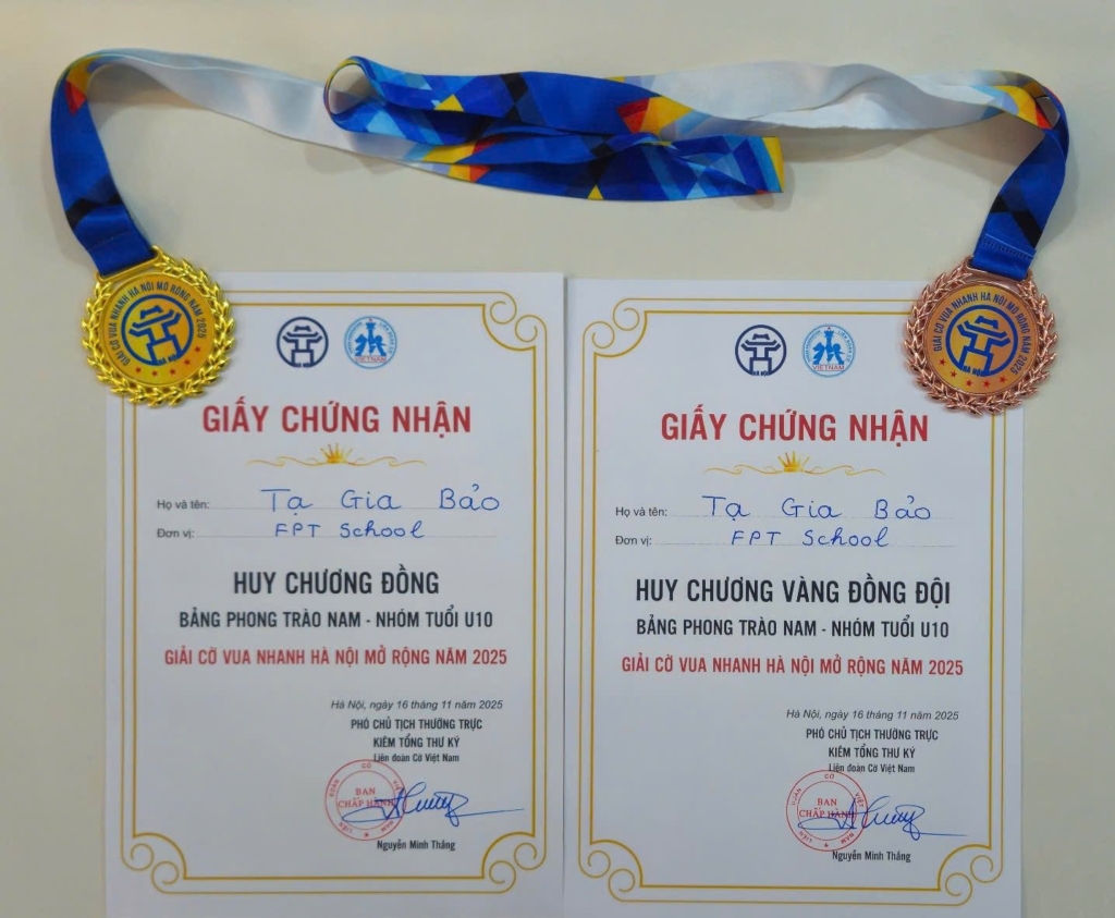 CHÚC MỪNG HỌC SINH FPT SCHOOLS GIÀNH HUY CHƯƠNG TẠI GIẢI CỜ VUA NHANH HÀ NỘI MỞ RỘNG 2025! 19 image 103