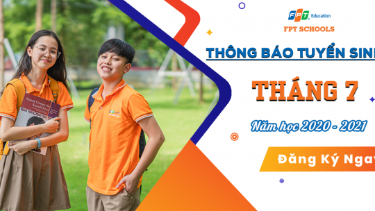 THÔNG BÁO TUYỂN SINH ĐỢT THÁNG 7 NĂM HỌC 2020-2021 3 thang7